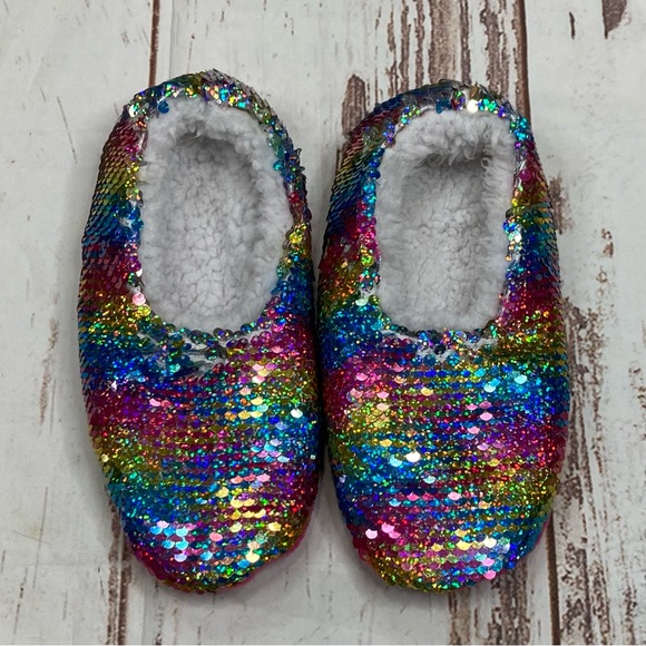 Sequins Slippers Sz 4 - Picture 1 of 8
